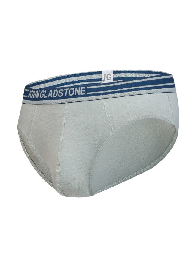 John Gladstone Mens Brief Outer Elastic Assorted Colors pack of 6 - Image 5